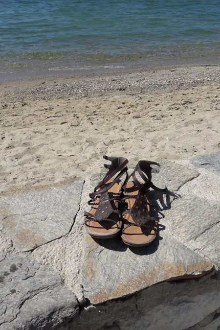 Schuster auf Paros und Schuhe