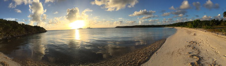 Sonnenuntergang in den Bahamas