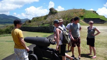 Ausflug auf Kitts-Festung Brimstone-37
