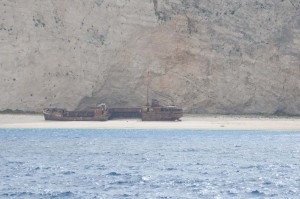 Schiffswrack auf Zakynthos