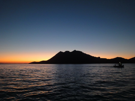 Sonnenuntergang auf Amorgos
